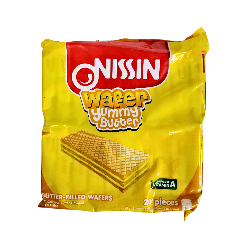 Nissin Wafer Yummy Butter 12g x 20's