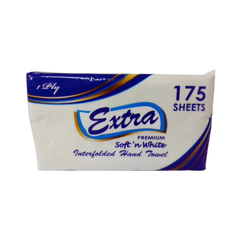 Extra Premium Interfolded Hand Towel 175 Sheets