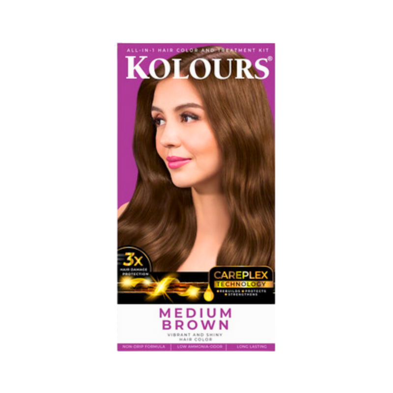 Kolours New Creme Hair Dye For Women Medium Brown 120ml