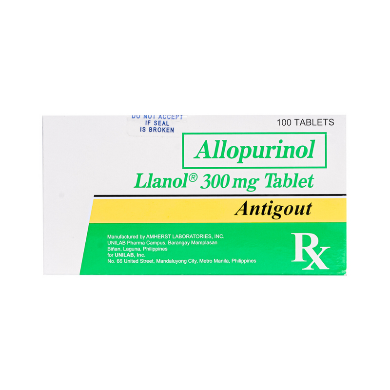 Llanol Allopurinol 300mg Tablet By 1's