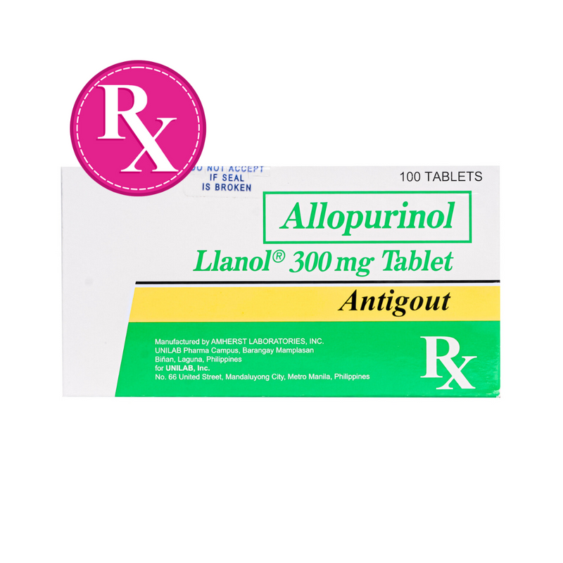 Llanol Allopurinol 300mg Tablet By 1's