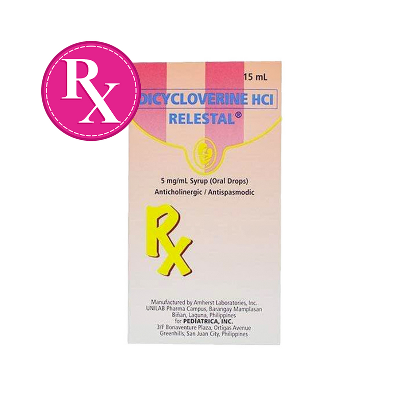 Relestal Dicycloverine HCI 5mg/ml Drops 15ml