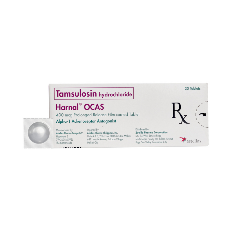 Harnal Ocas Tamsulosin Hydrochloride 400mcg Tablet By 1's