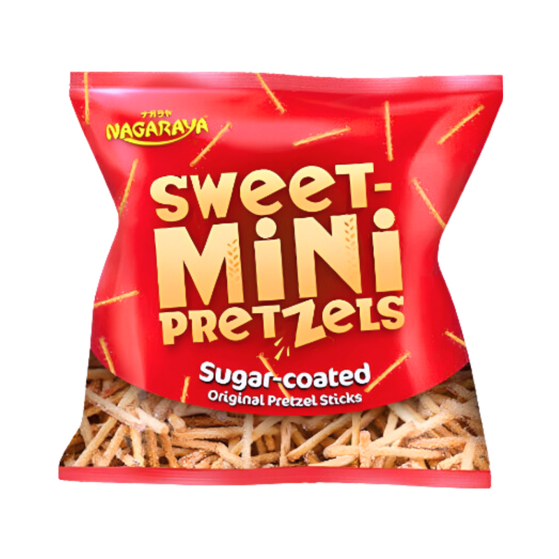 Nagaraya Sweet Mini Pretzels Sugar Coated 30g
