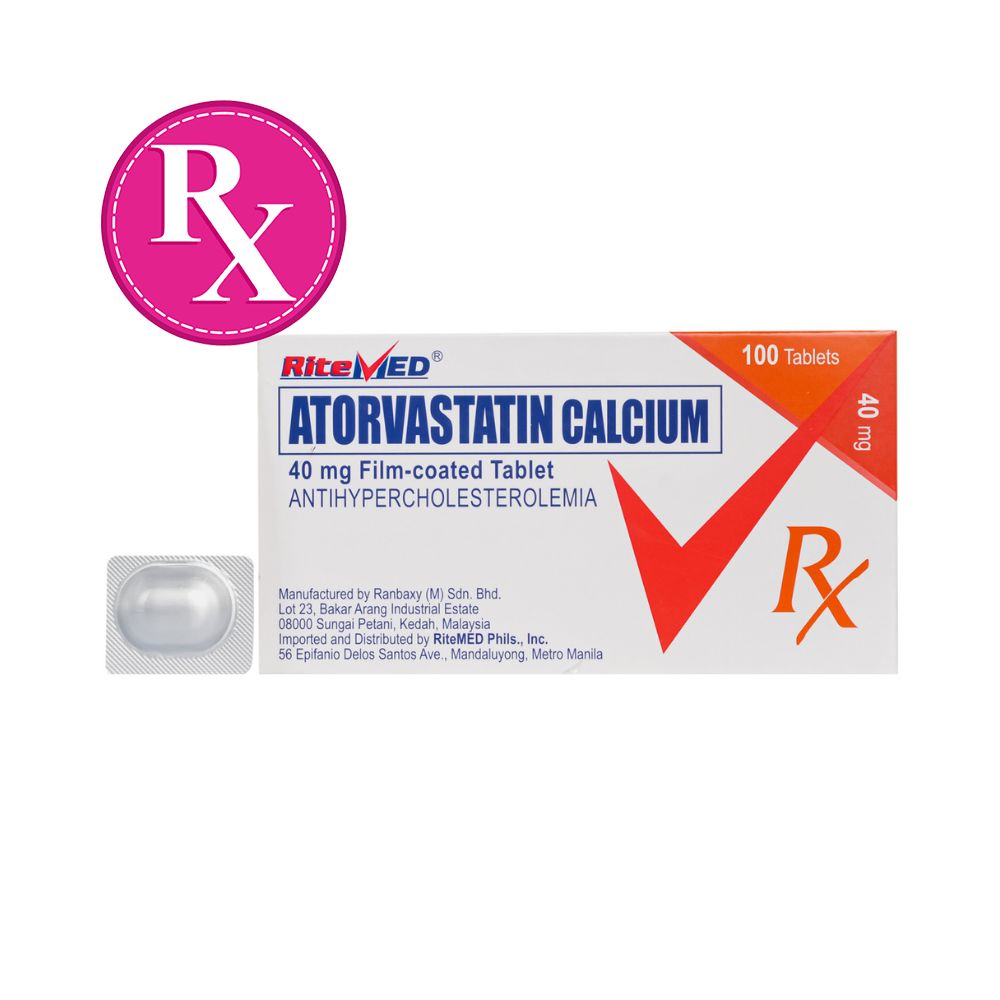 Ritemed Atorvastatin Tablet 40mg 1 s
