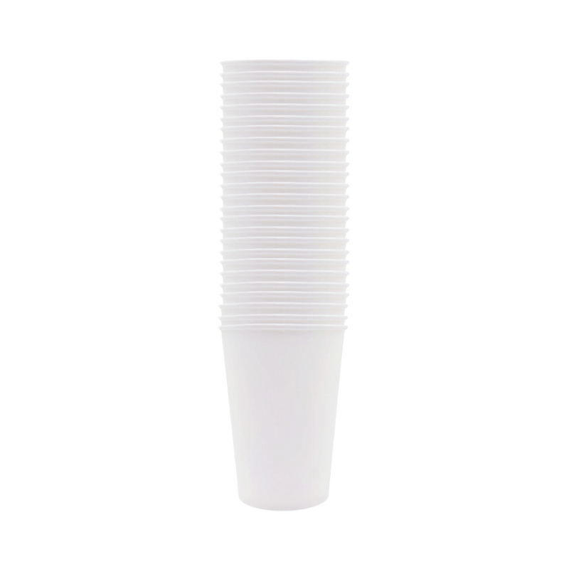 Safeware Pop-I Paper Cups White 8oz 25's