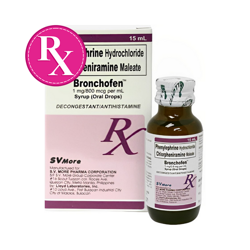 Bronchofen Phenylephine 1mg/0.8mg/ml Drops 15ml