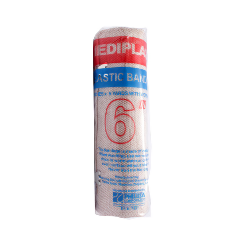 Mediplast Elastic Bandage 6 in x 5 yds 1 Roll