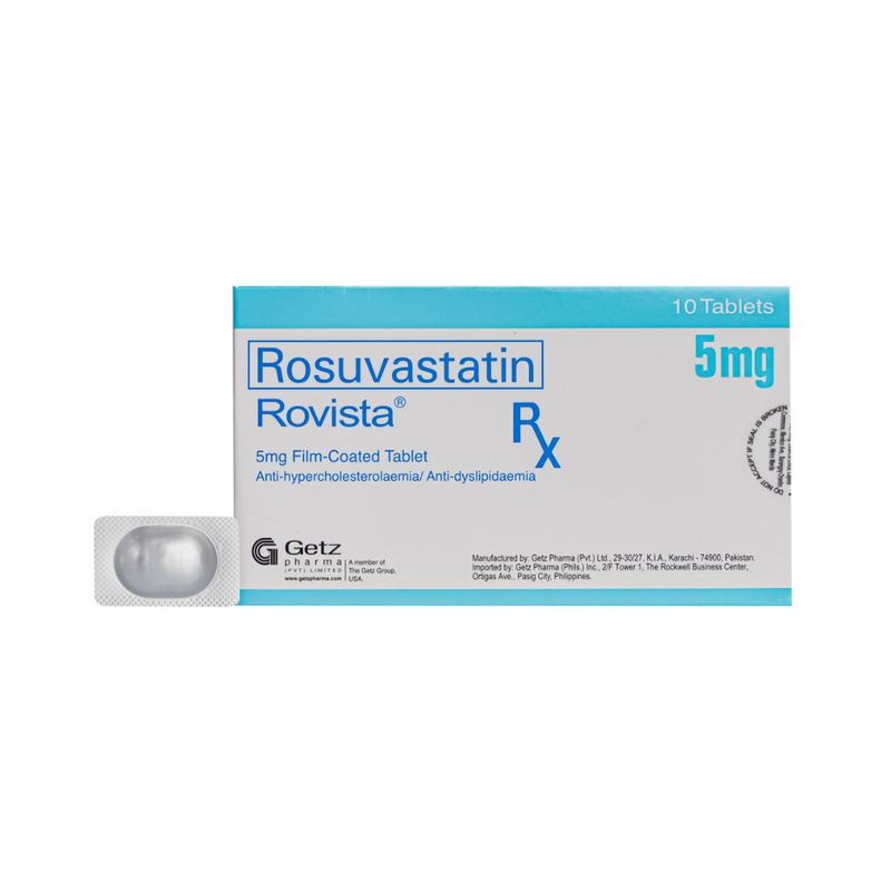Rovista Rosuvastatin 5mg Tablet By 1's