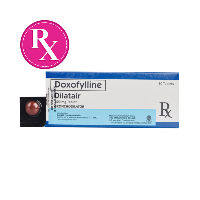 Dilatair Doxofylline 400mg Tablet By 1's