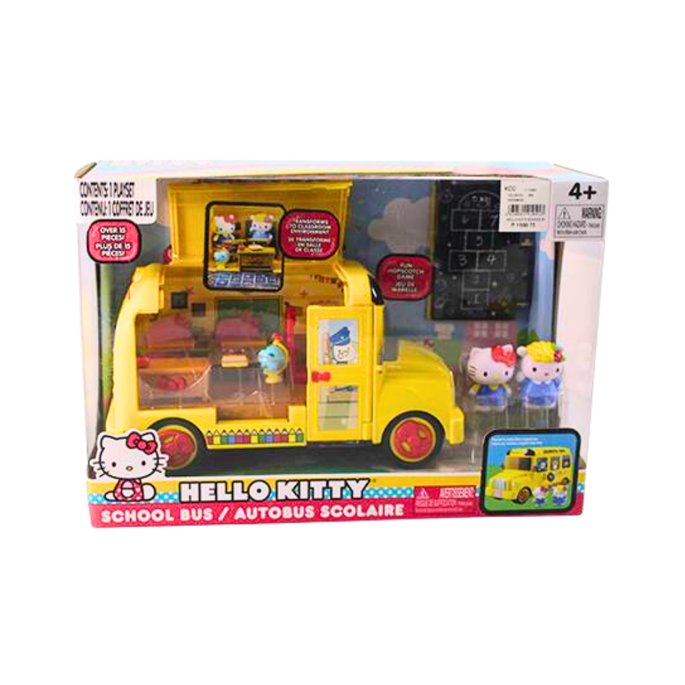 Hello kitty school bus toy hotsell