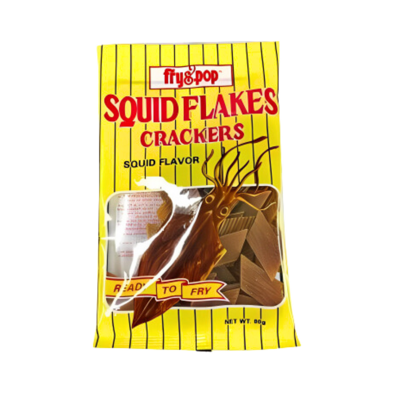 Fry And Pop Crackers Squid Flakes 80g