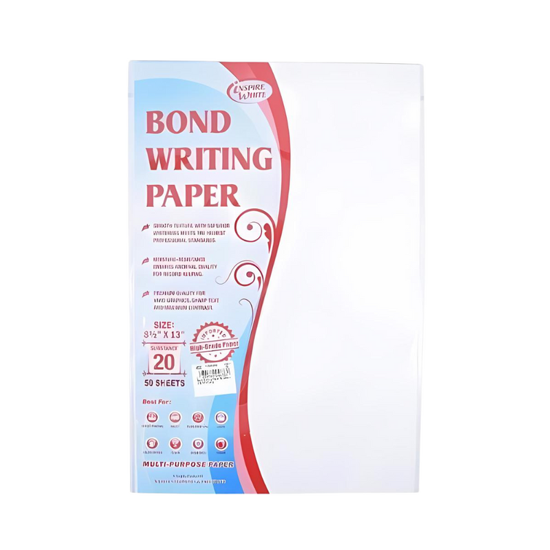 Bond Writing Paper Substance 20 50 Sheets