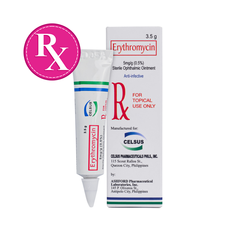 Celsus Erythromycin 5mg/g (0.5%) Ointment 3.5g