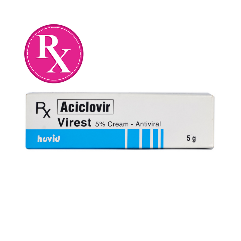 Virest Aciclovir 5% Cream 5g