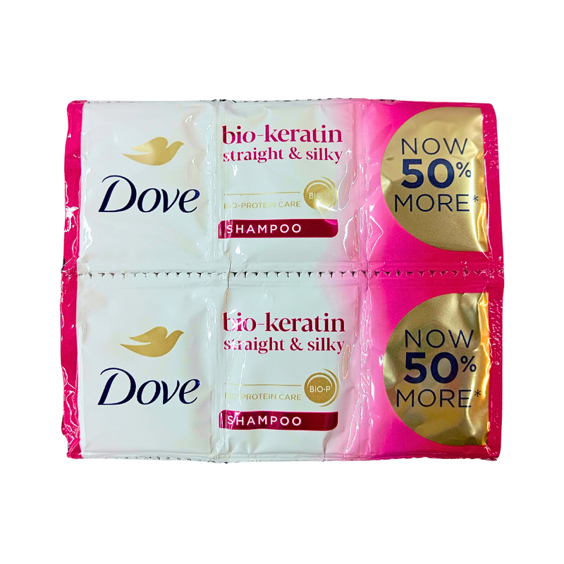 Dove Shampoo Straight And Silky 12ml x 12's