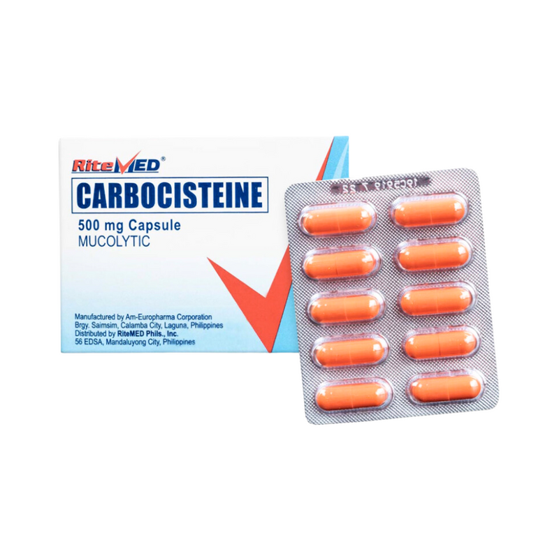 Ritemed Carbocisteine 500mg Capsule by 10 's