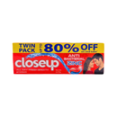 Close Up Anti-Bacterial Toothpaste Red Hot 175g Value Twin Pack