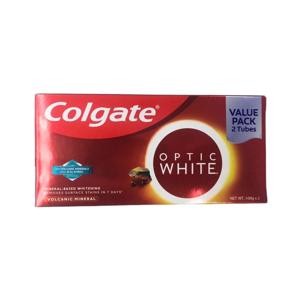 Colgate optic White Value pack 2tubes - 口臭防止・エチケット用品