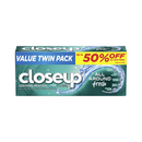 Close Up Toothpaste Soothing Menthol 125g x 2's Value Twin Pack