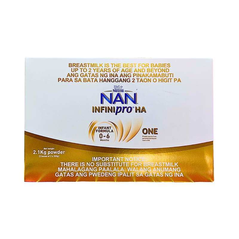 Nan Infinipro HW One Infant Formula 0-6 Months 2.1kg