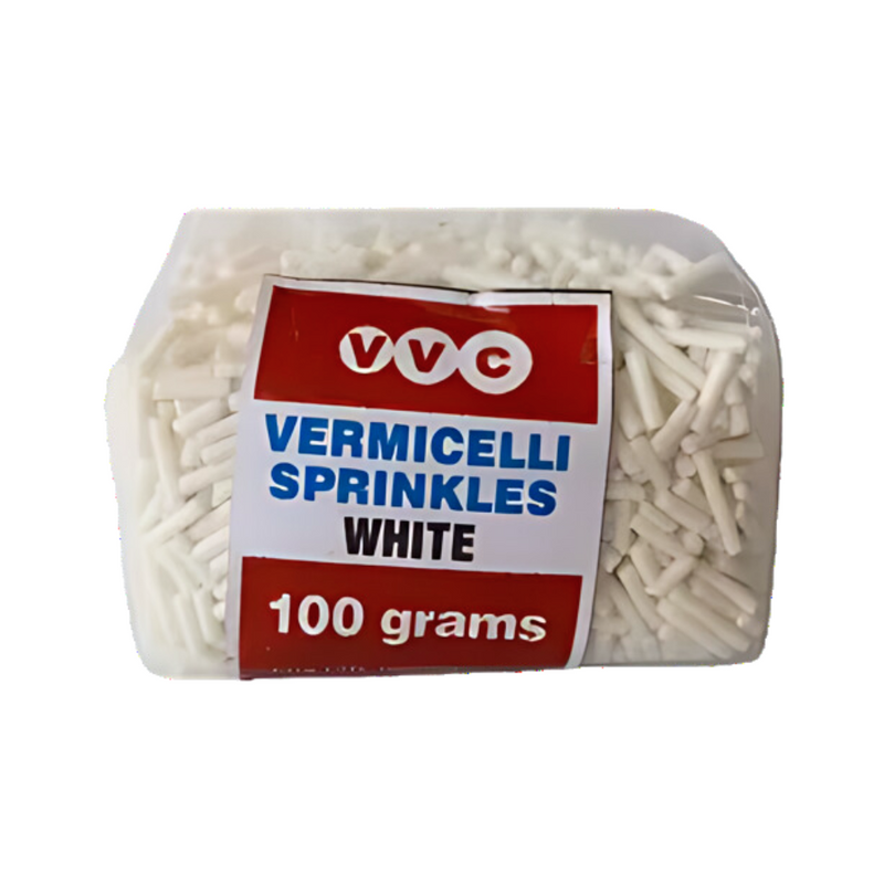 VVC Vermicelli Sprinkles White 100g