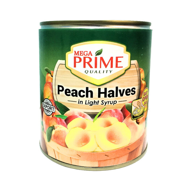 Mega Prime Peach Halves EOC 850g