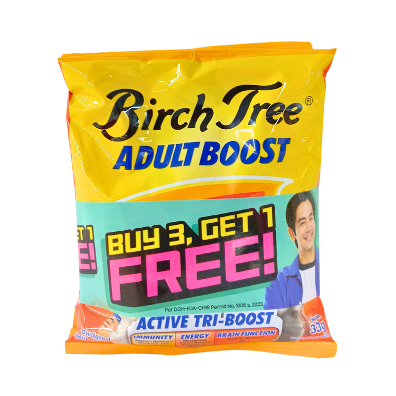 Birch Tree Fortified Adult Boost 33g 3's + 1 Free