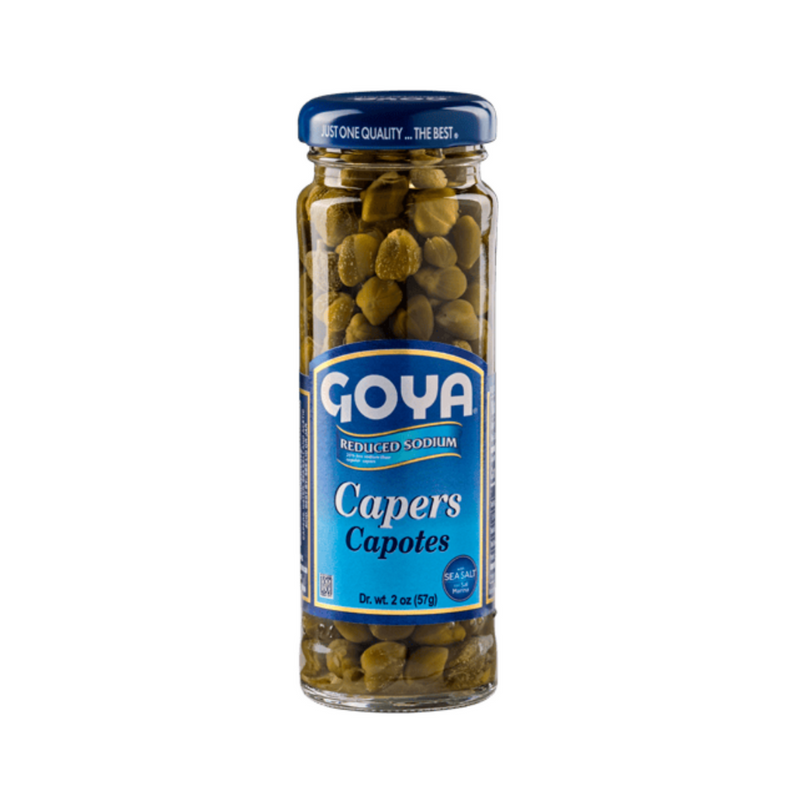 Goya Reduced Sodium Capers Capotes 57g