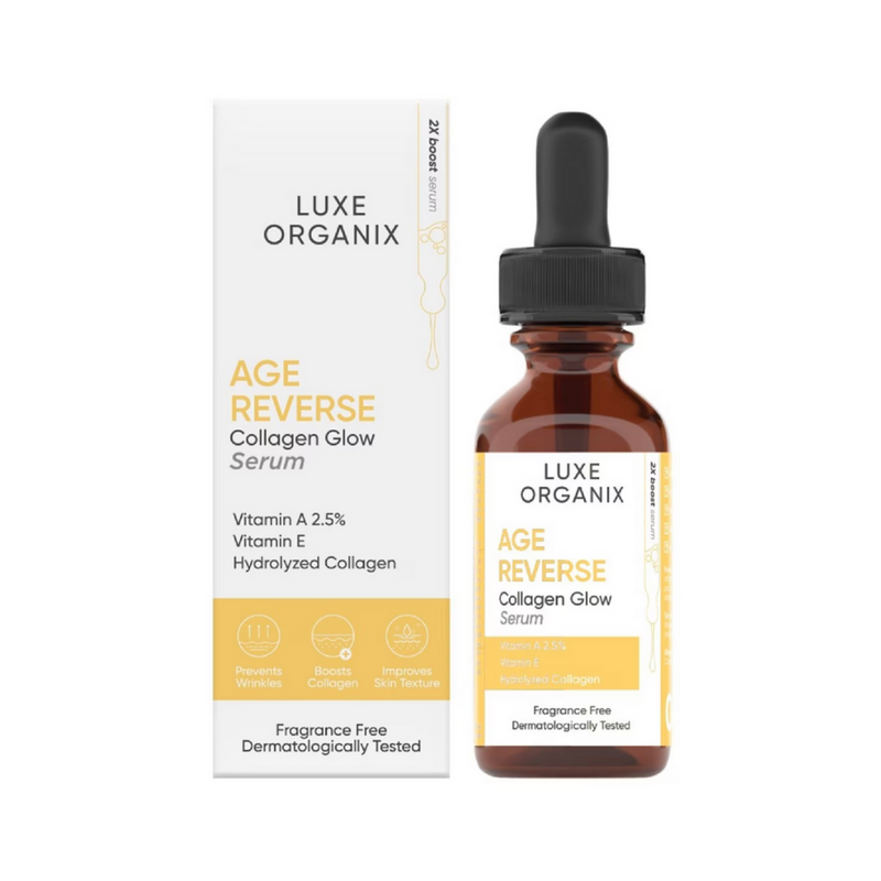 Luxe Organix Age Reverse Collagen Glow Serum 30ml