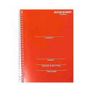 Bookworm Spiral Notebook 80 Leaves