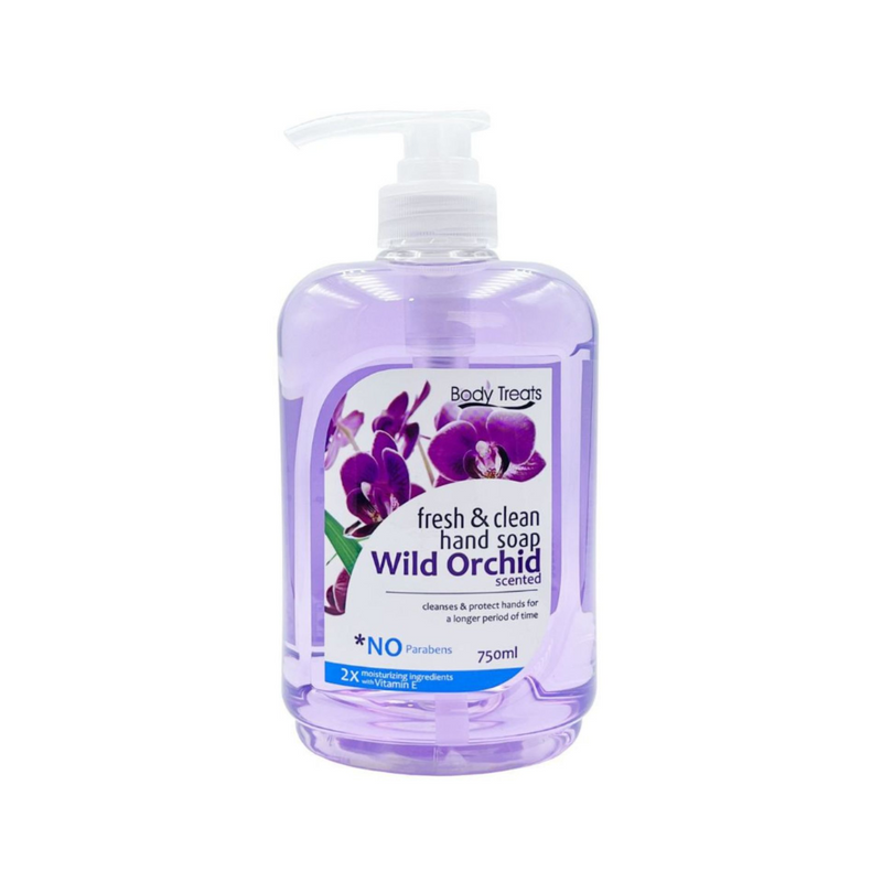 Body Treats Wild Orchid Hand Soap 750ml