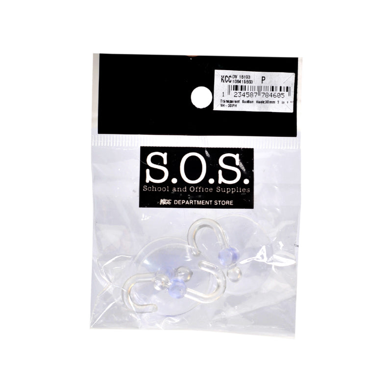 Transparent Suction Hook 30Mm 3 In 1