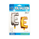 Letter Foil Balloon Gold 17in