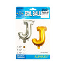 Letter Foil Balloon Gold 17in