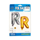 Letter Foil Balloon Gold 17in
