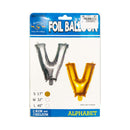 Letter Foil Balloon Gold 17in