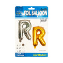 Habile Foil Letter Balloon Silver 17in