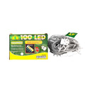 Fuji Bright 100 LED Steady Light Clear Wire White