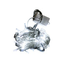 Fuji Bright 105 LED Chasing Curtain Light Clear Wire White