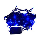 Fuji Bright 100 LED Chasing String Light With 8 Function & End Connector Green Wire Blue 8.3m