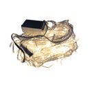 Fuji Bright 200 LED Chasing Curtain Light White Wire Warm White 3.7m