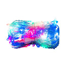 Fuji Bright 100 LED Christmas Light Steady Curtain Light With 10 Strobes White Wire