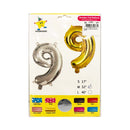 Haqingqing Number Foil Balloon Silver 32in