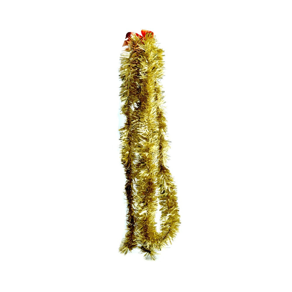 9ft White Tinsel Garland  White tinsel, Tinsel garland, Christmas tree  garland