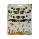 DNK Party Banner Happy Graduation Black