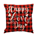 Ideal Living Heart Print Throw Pillow Case 45 x 45cm