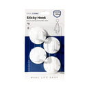 Ideal Living Sticky Hook White