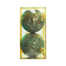Ideal Living Christmas Balls 10cm 2in1
