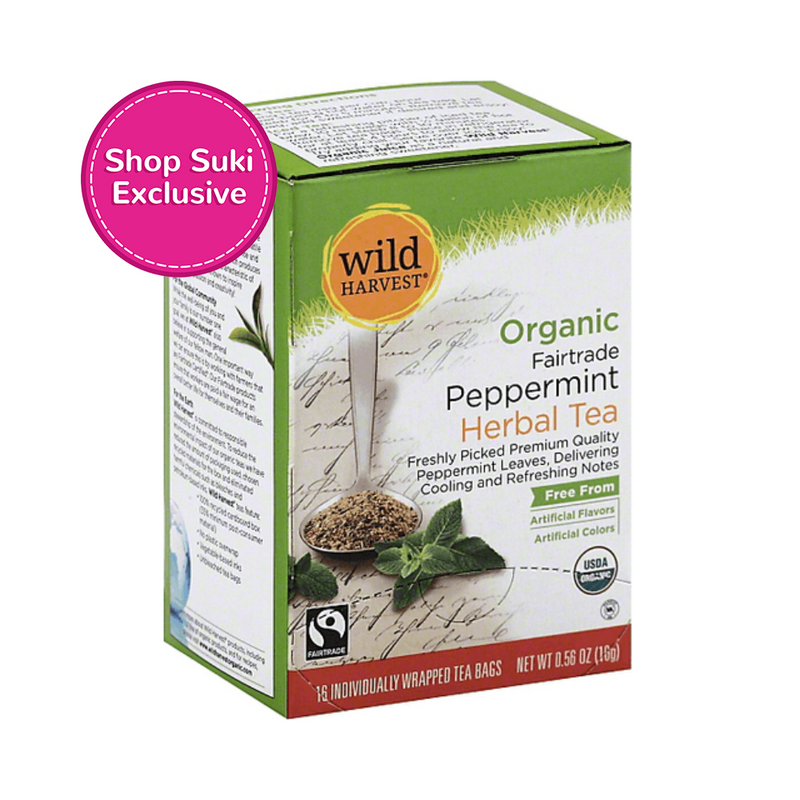 Wild Harvest Organic Fairtrade Peppermint Herbal Tea 16g